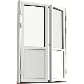 VillaFönster Fönsterdörr (par) Aluminiumbeklädd 12x21 Vänster