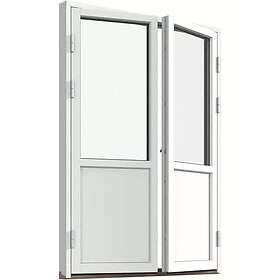 VillaFönster Fönsterdörr (par) Aluminiumbeklädd 15x21 Höger