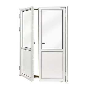VillaFönster Fönsterdörr (par) Eco 0,9 Aluminiumbeklädd 13x20 Vänster