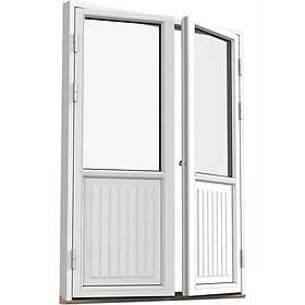 VillaFönster Fönsterdörr (par) Vitmålad 18x21 Höger