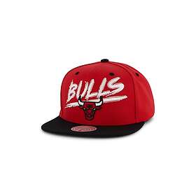 Mitchell & Ness Bulls Transcript Snapback