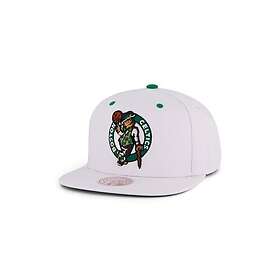 Mitchell & Ness Celtics White Team Color Snapback
