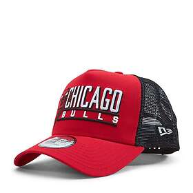 New Era Bulls Wordmark Graphic Trucker