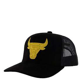 Mitchell & Ness Suede Trucker Black/gold