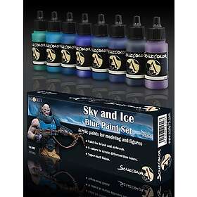 Scale 75 : Sky and Ice Blue Paint Set