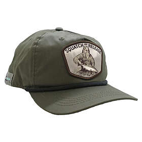 RepYourWater Hat 5 Panel Unstructured Squatch and Release Badge
