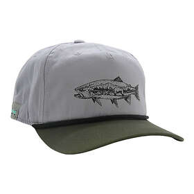 RepYourWater Brimmed Hat 5 Panel Unstructured Grizzly Trout