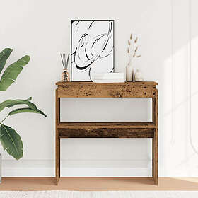 vidaXL Konsolbord åldrat trä 80x30x80 cm konstruerat trä