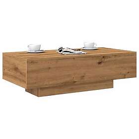 vidaXL Soffbord artisan ek 100x49,5x31 cm konstruerat trä