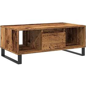 vidaXL Soffbord åldrat trä 90x50x36,5 cm konstruerat trä