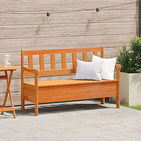 vidaXL Utomhusbänk Akacia 119x76x44 cm Massivt Trä Tall