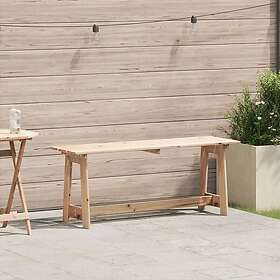 vidaXL Outdoor Bench 119x35x47 cm Solid Pine Wood