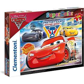 Clementoni Jigsaw Puzzle Super Color Cars 104pcs. Golv