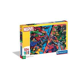 Clementoni Marvel Heroes VS Villains Super Colour Jigsaw Puzzle (104)