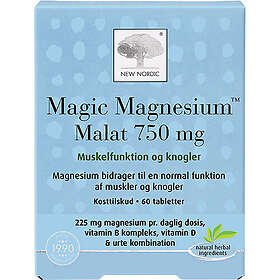 New Nordic Magic Magnesium Malat 60 Tabletter