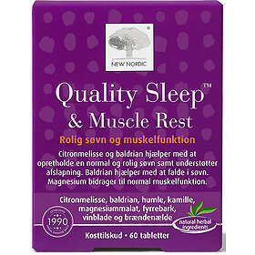 New Nordic Quality Sleep & Muscle Rest 60 Tabletter