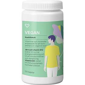 Hjärtats Multivitamin Vegan Kapsel 120st