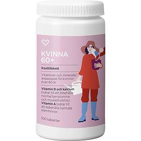 Hjärtats Multivitamin Kvinna 60+ Tablett 100st