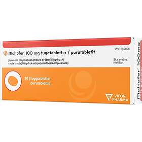 Vifor Pharma Maltofer Tuggtablett 100mg, 30 st