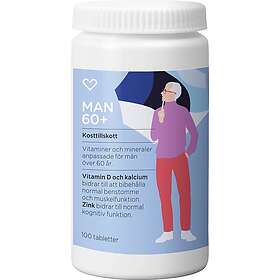 Hjärtats Multivitamin Man 60+ Tablets 100st