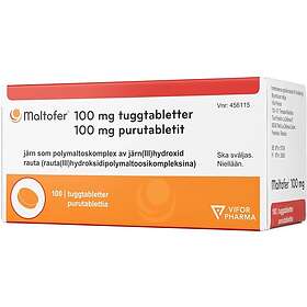 Vifor Pharma Maltofer tuggtablett 100mg, 100 st