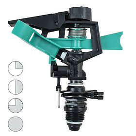 Ferrestock Sprinkler SEC-CIR Svart M1/2" Hård plast