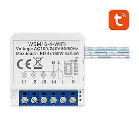 Avatto Smart Switch Module WiFi WSM16-W4 TUYA