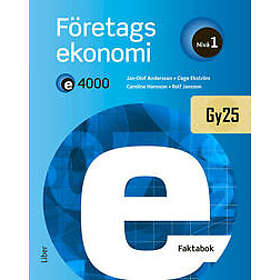 E4000 Företagsekonomi nivå 1 Faktabok