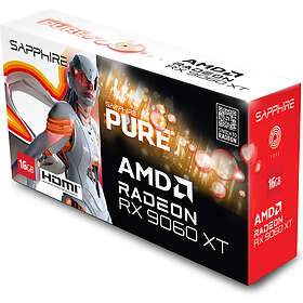 Sapphire Radeon RX 9060 XT Pure Gaming OC 2xHDMI DP 16GB