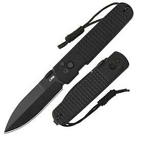 CJRB Locust Black Button Lock