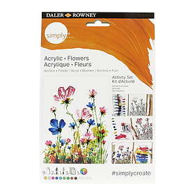 Daler-Rowney Acrylic Flowers Set