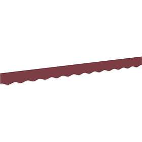 vidaXL Markis Valance för 2,5 m Ram Burgundy 2,3x0.2