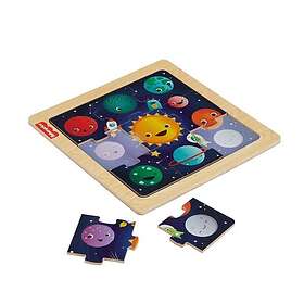 Fisher -price: Wooden Jigsaw Puzzle Planet (hxv16)