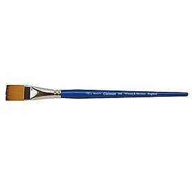 Winsor & Newton Cotman 666 3/4, syntetisk akvarellpensel med kort flat borst