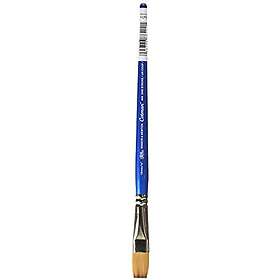 Winsor & Newton Cotman 666 1/2, syntetisk akvarellpensel med kort flat borst