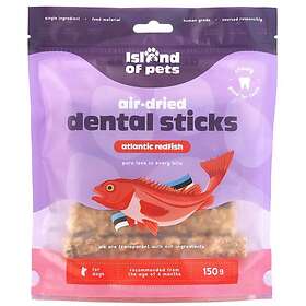 Island of Pets Air-dried Atlantic Redfish Dental Sticks 150g