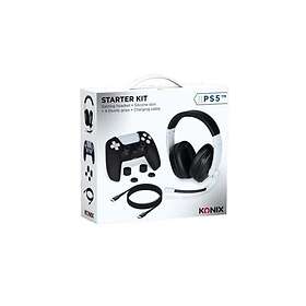 Konix Pack Starter Casque Filaire - + Protection Manette de et Câble PS5