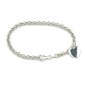 Others Silver hjärtarmband R191-18,5