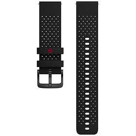 Polar Silikonarmband 22 mm svart S-L V3