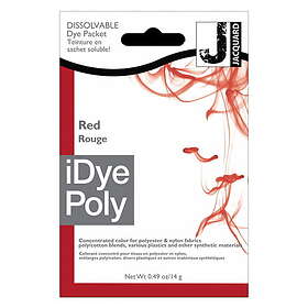Jacquard iDye Poly textilfärg för syntetmaterial, Red 449