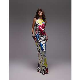TOPSHOP Halter Neck Maxi Dress