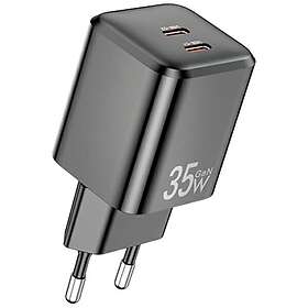 Awei PD65-EU 2xUSB-C PD GaN 35W 
