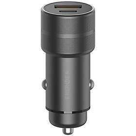 Energea Billaddare 38W 1xUSB-C 1xUSB-A PD-QC3.0