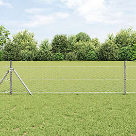 vidaXL Hexagon Stängsel 0,6x100 m Galvaniserat Stål 100