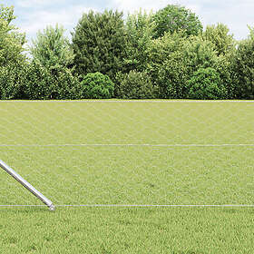 vidaXL Hexagon Staket 0,6x50 m Galvaniserat Stål