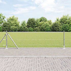 vidaXL Hexagon Fence 0,4x25 m Galvaniserat Stål
