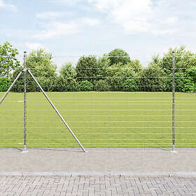 vidaXL Fältstängsel 1,6x50 m Galvaniserat Stål