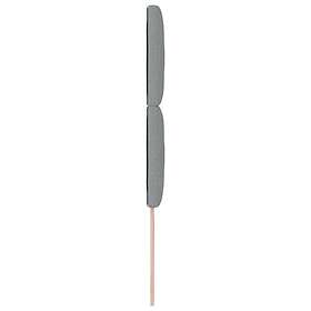 vidaXL Sänggavel Diamantblock Design Ljusgrå 100 cm Tyg, Sänggavel Diamantblock 