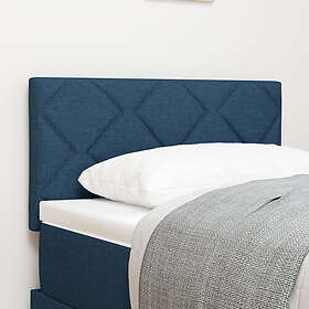 vidaXL Sänggavel Diamantblock Design Blå 80 cm Tyg