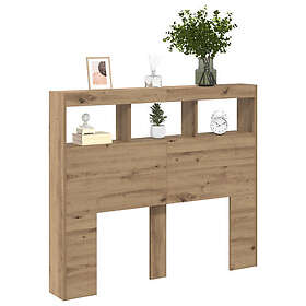vidaXL Hantverksmässig Ek Sänggavel Hantverksmässig ek Konstruerat trä